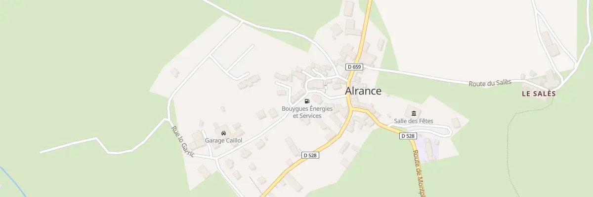 Plan du 5036 Alrance à Alrance
