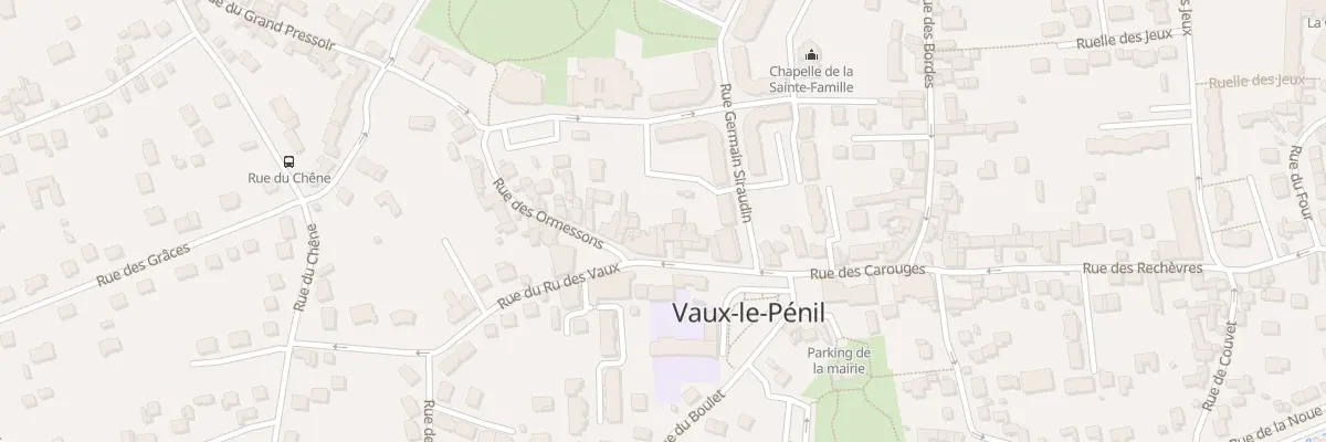 Plan du 3 Rue des Carouges à Vaux-le-Pénil