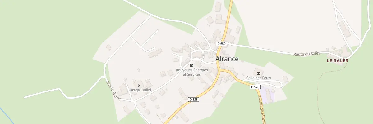 Plan du 5037 Alrance à Alrance