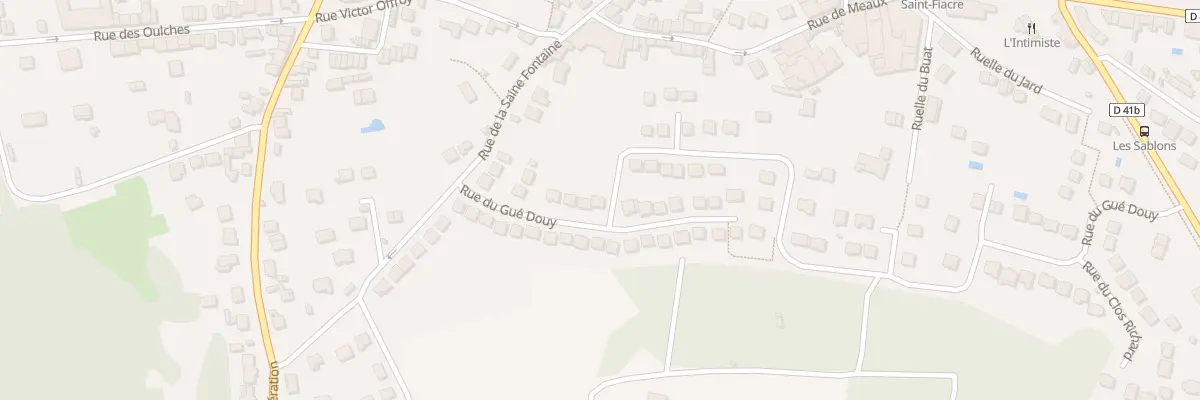 Plan du 80 Rue du Gué Douy à Dammartin-en-Goële