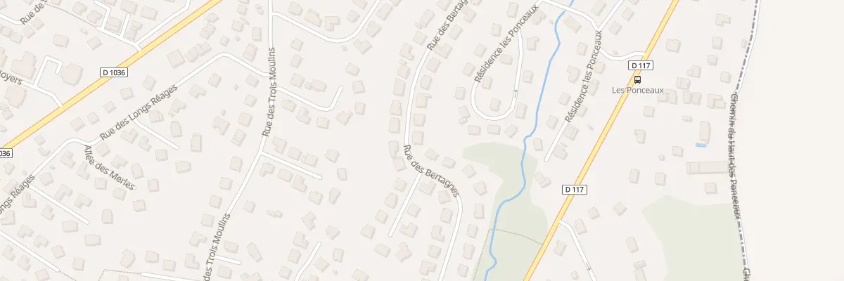 Plan du 42 Rue des Bertagnes à Rubelles
