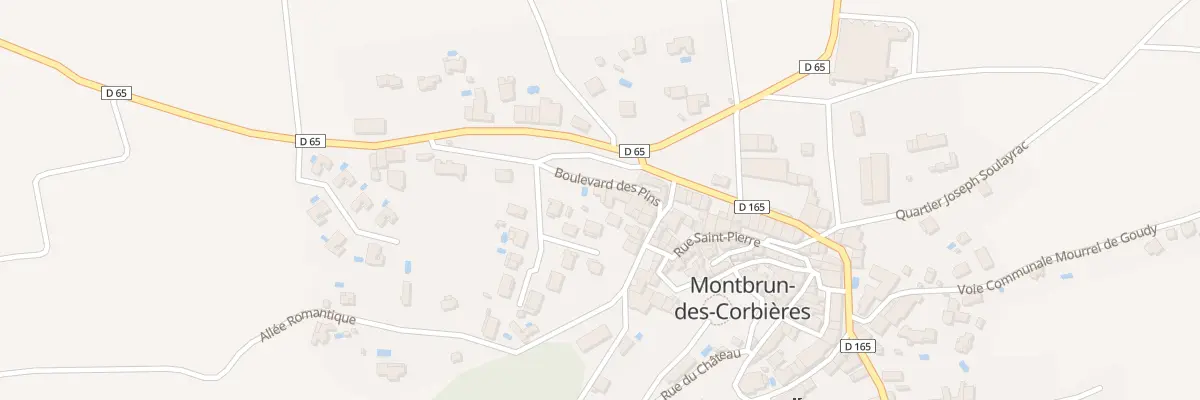 Plan du 5 Bd des Pins à Montbrun-des-Corbières