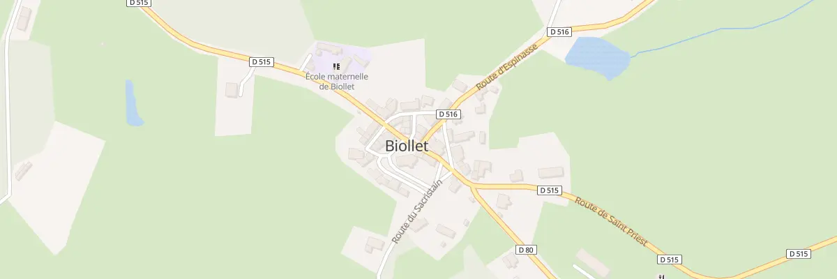 Plan du 5048 Le Bourg à Biollet