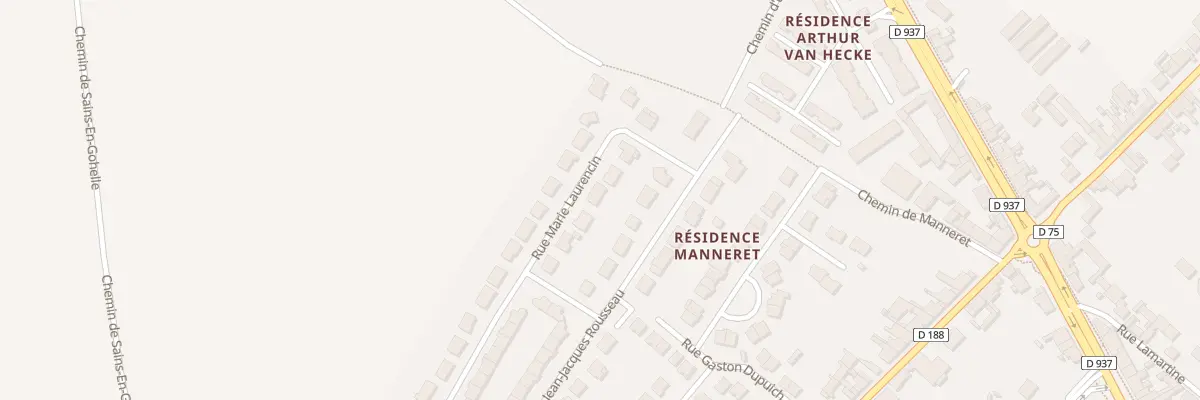 Plan du 26 Rue Marie Laurencin à Sains-en-Gohelle