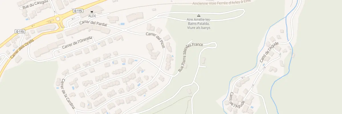 Plan du 15 Cae Del Picot à Amélie-les-Bains-Palalda