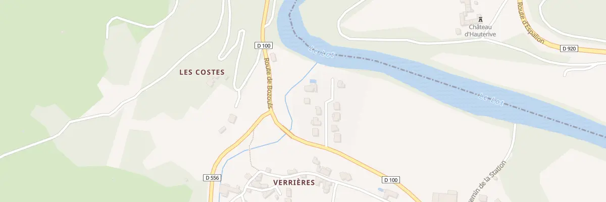 Plan du 5278 Verrieres à Sébrazac