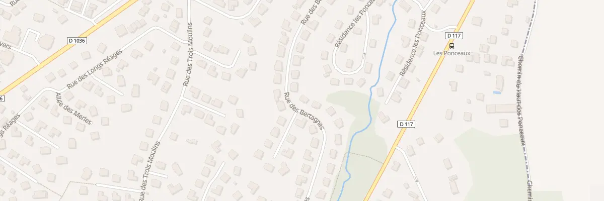 Plan du 40 Rue des Bertagnes à Rubelles
