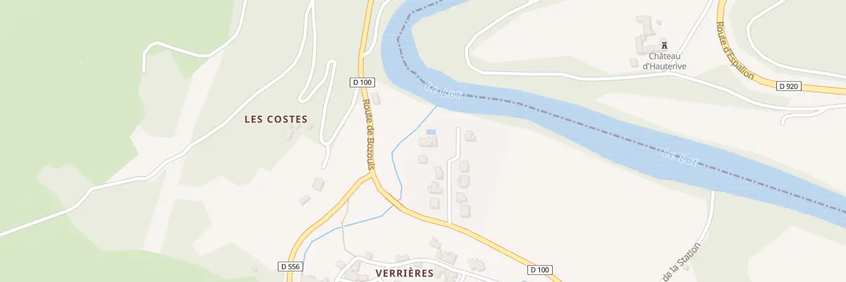 Plan du 5266 Verrieres à Sébrazac