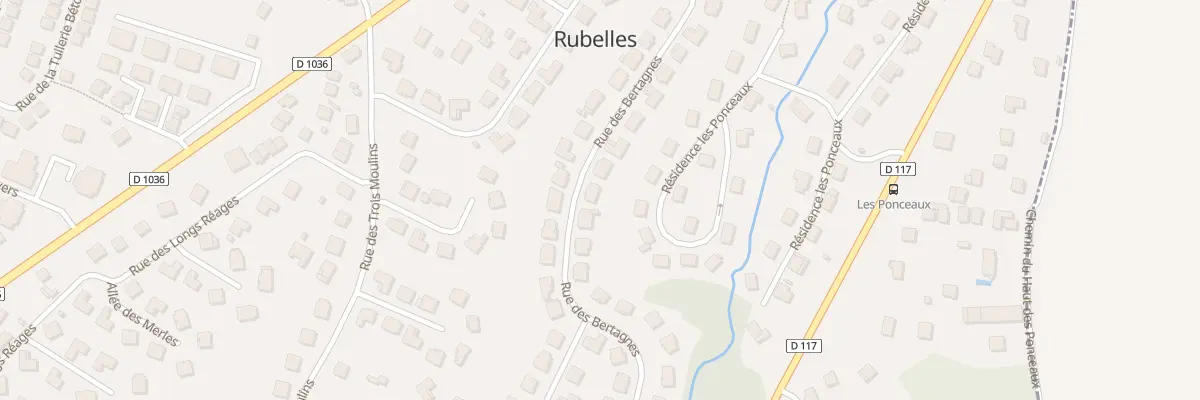 Plan du 48 Rue des Bertagnes à Rubelles