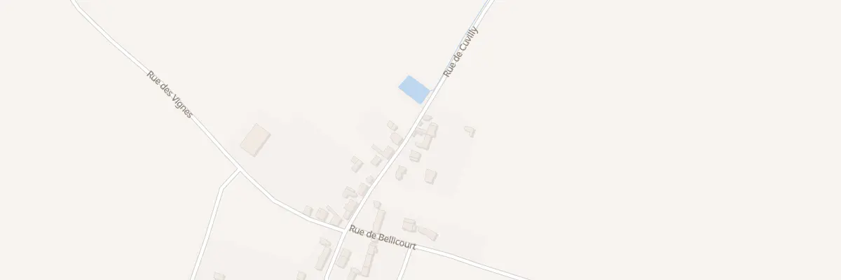 Plan du 374 Rue de Cuvilly à Lataule