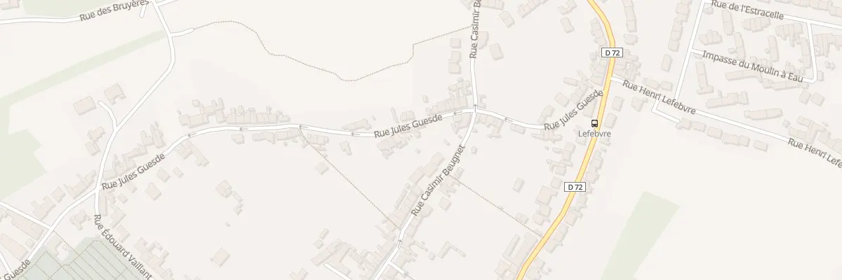 Plan du 117 Rue Jules Guesde à Beuvry