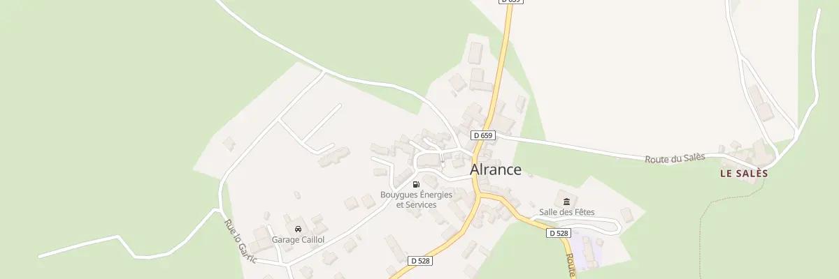 Plan du 5249 Alrance à Alrance