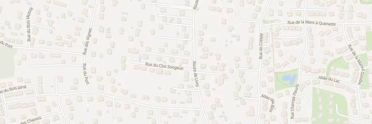 Plan du 266 Rte de Livry à Vaux-le-Pénil