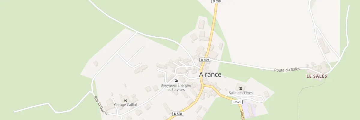 Plan du 5005 Alrance à Alrance