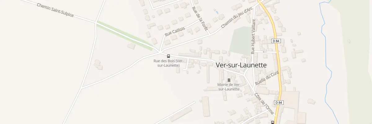 Plan du 25 Rue du Bois à Ver-sur-Launette