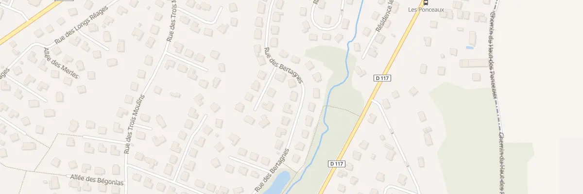 Plan du 21 Rue des Bertagnes à Rubelles