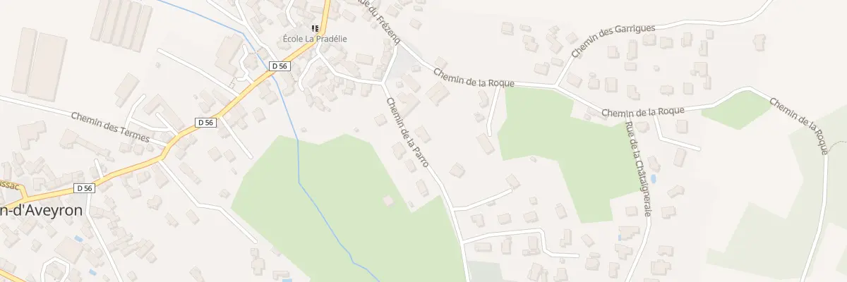 Plan du 3 Che de la Parro à Agen-d’Aveyron