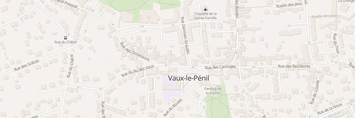 Plan du 9 Rue des Carouges à Vaux-le-Pénil