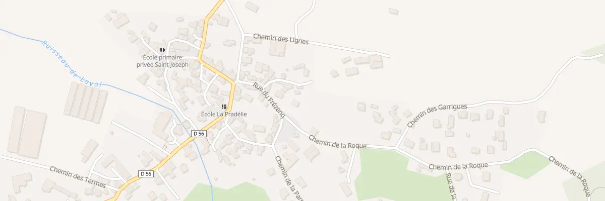Plan du 1 Pl du Frezenq à Agen-d’Aveyron