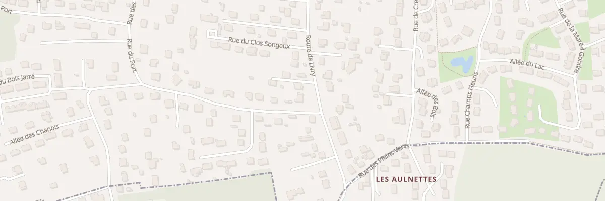Plan du 378 Rte de Livry à Vaux-le-Pénil