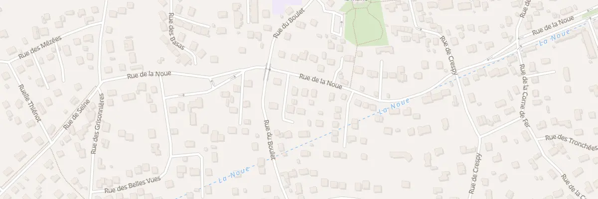 Plan du 360 Rue de la Noue à Vaux-le-Pénil
