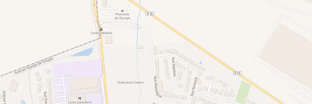 Plan du 22 Rue Montaigne à Dammartin-en-Goële