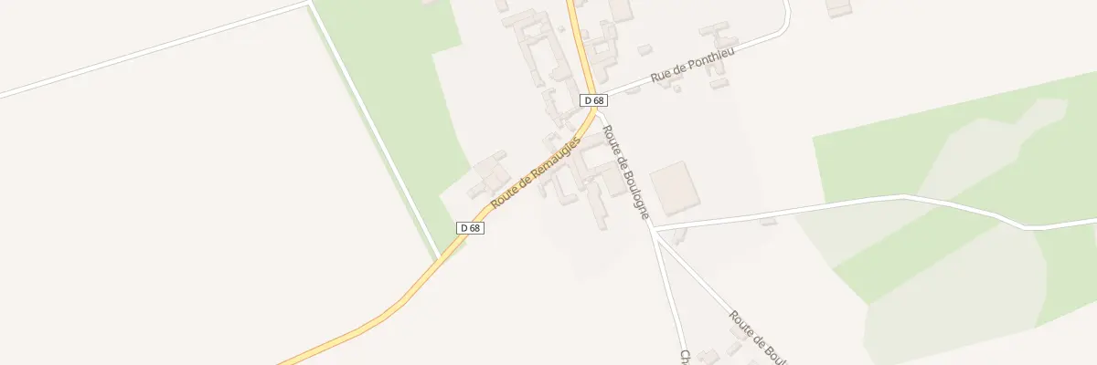 Plan du 78 Rte de Remaugies à Fescamps