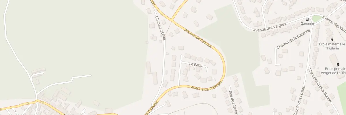 Plan du 10 Rue le Pâtis à Dammartin-en-Goële