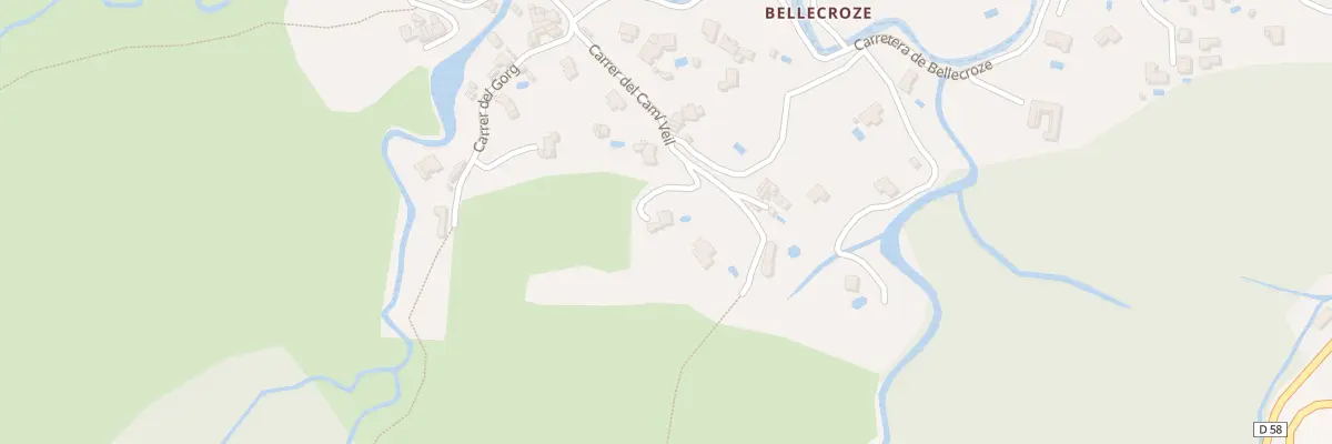 Plan du 95 Bellecrose à Camélas