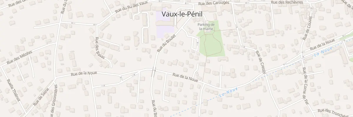 Plan du 357 Rue de la Noue à Vaux-le-Pénil
