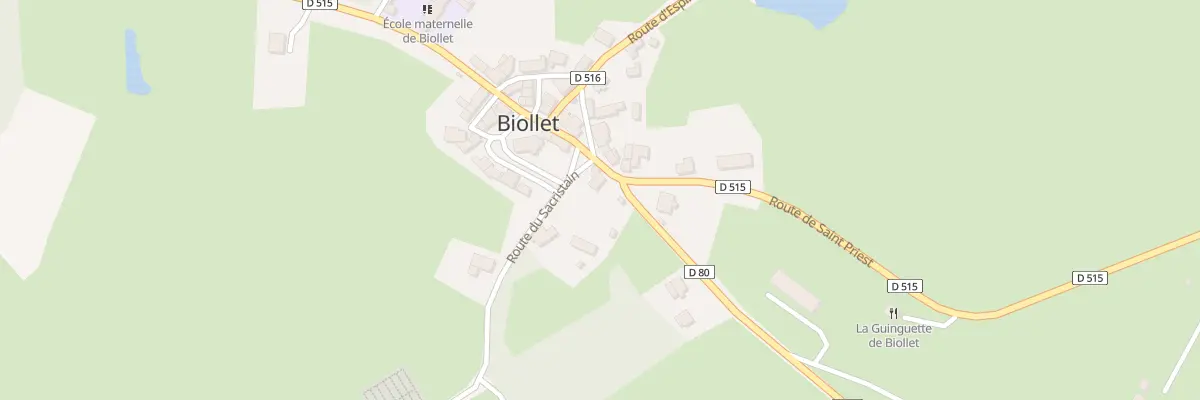 Plan du 5058 Le Bourg à Biollet