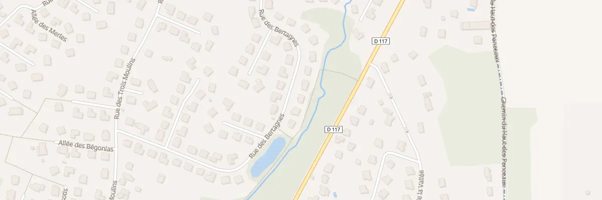 Plan du 26 Rue des Bertagnes à Rubelles
