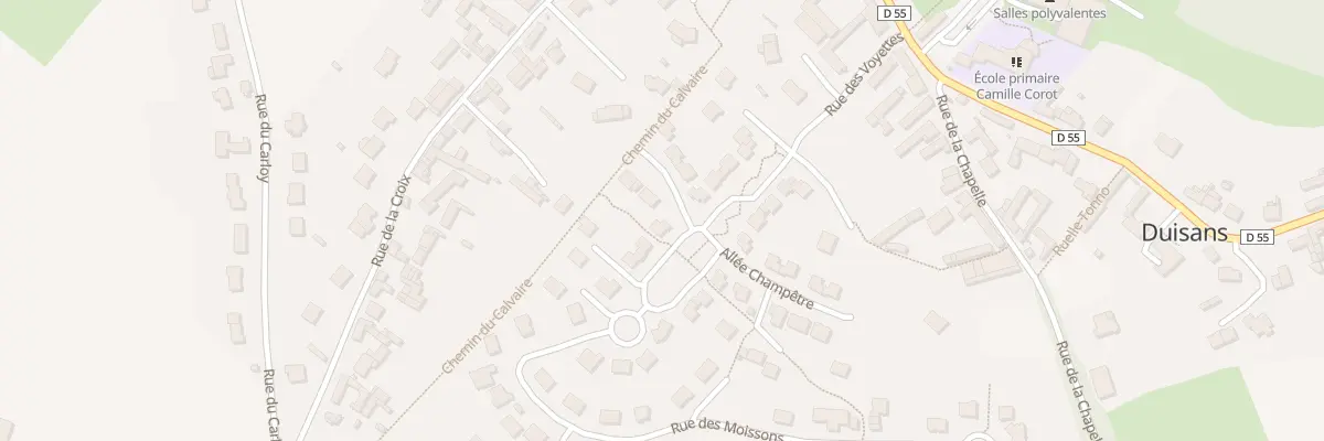 Plan du 6 Rue des Moissons à Duisans