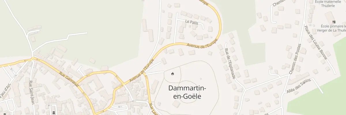 Plan du 2 Av de l’Europe à Dammartin-en-Goële