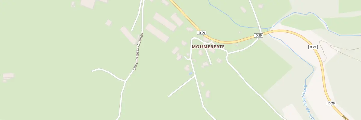 Plan du 6B Moumberte à Agen-d’Aveyron