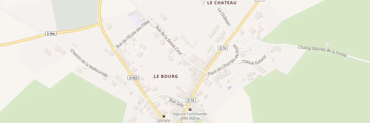 Plan du 3 Rue de la Basse Cour à Jars