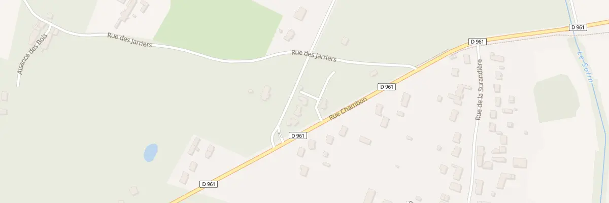 Plan du 2 Imp de Rêve à Villemandeur