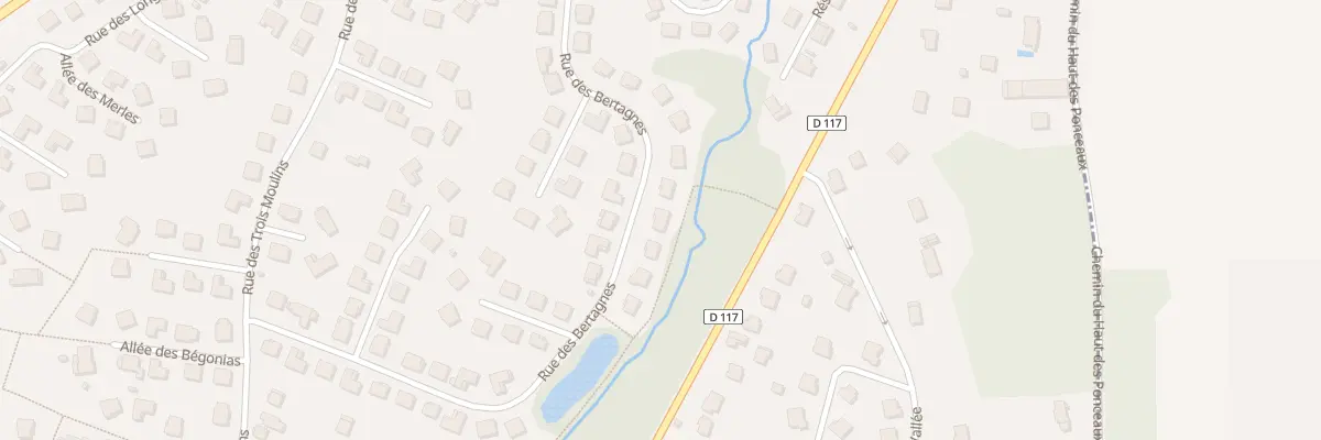 Plan du 28 Rue des Bertagnes à Rubelles