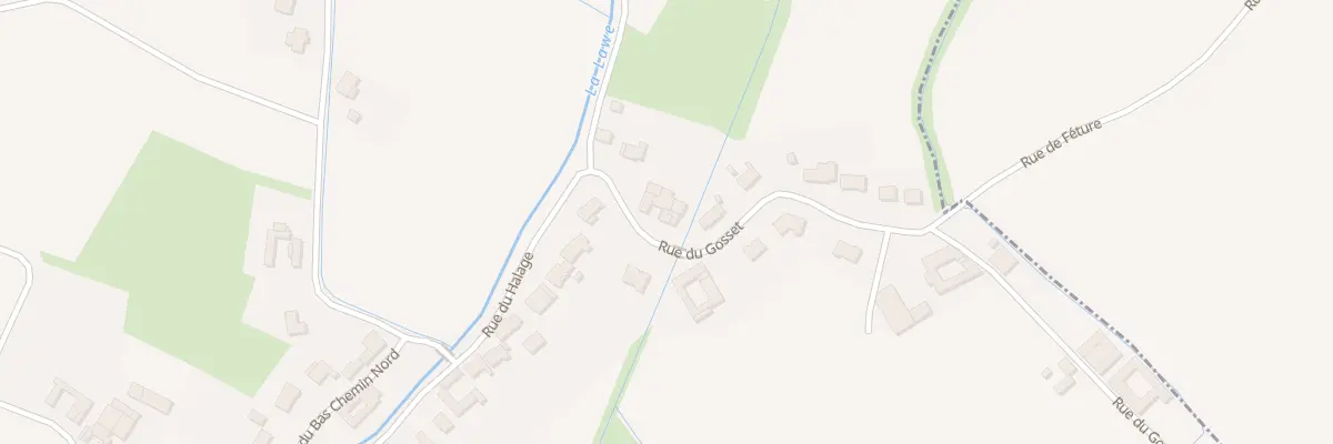 Plan du 73 Rue du Gosset à Locon