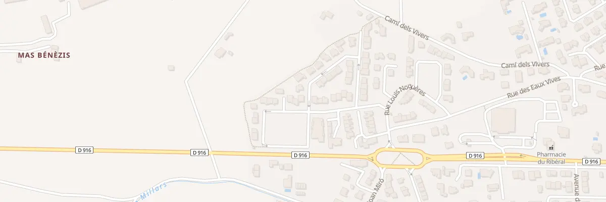 Plan du 16 Av des Bouillouses à Millas