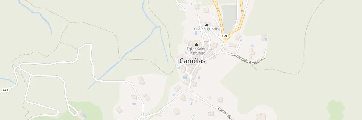 Plan du 126 Camelas à Camélas