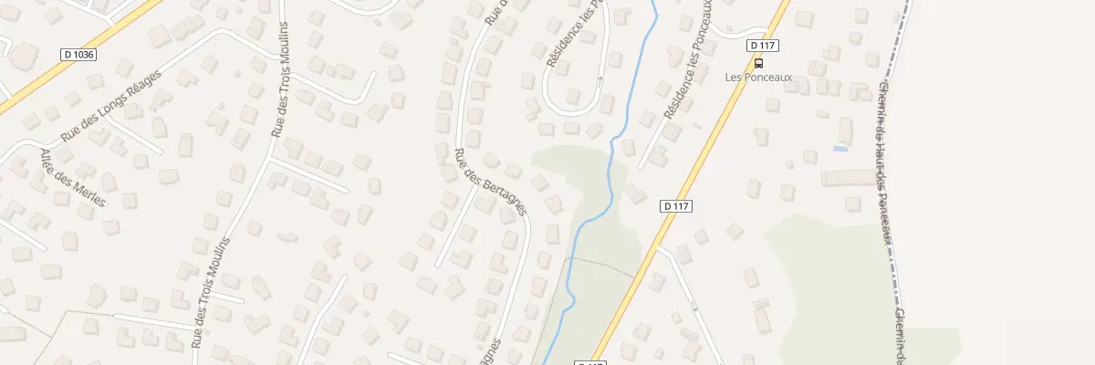 Plan du 36 Rue des Bertagnes à Rubelles