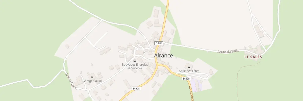Plan du 5001 Alrance à Alrance