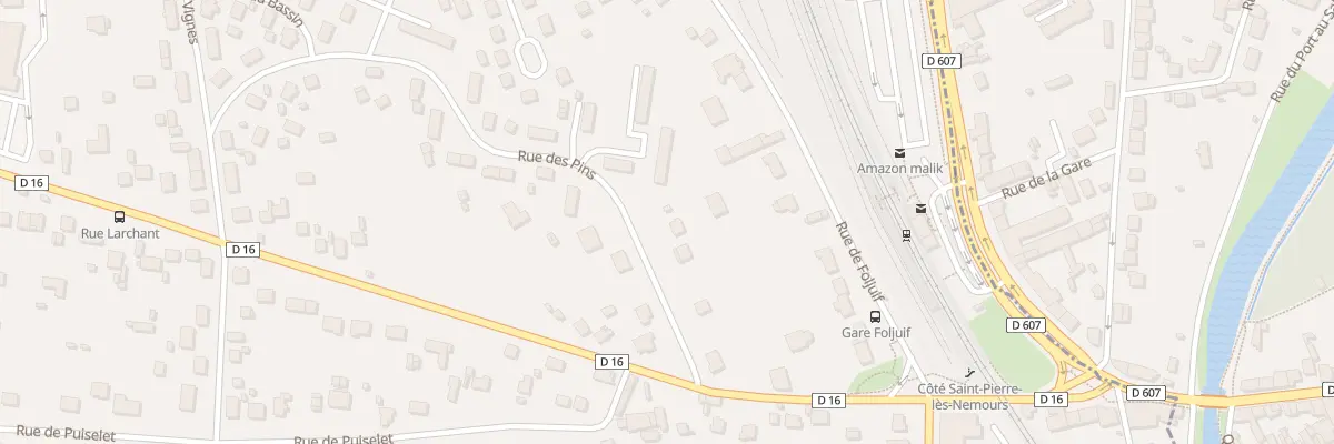 Plan du 8 Rue des Pins à Saint-Pierre-lès-Nemours