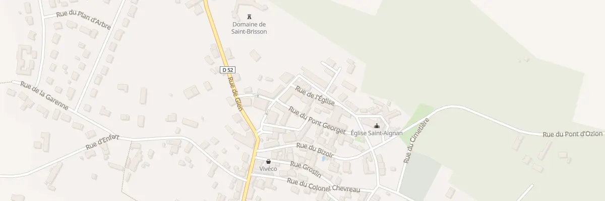 Plan du 5055 Quartier du Château à Saint-Brisson-sur-Loire