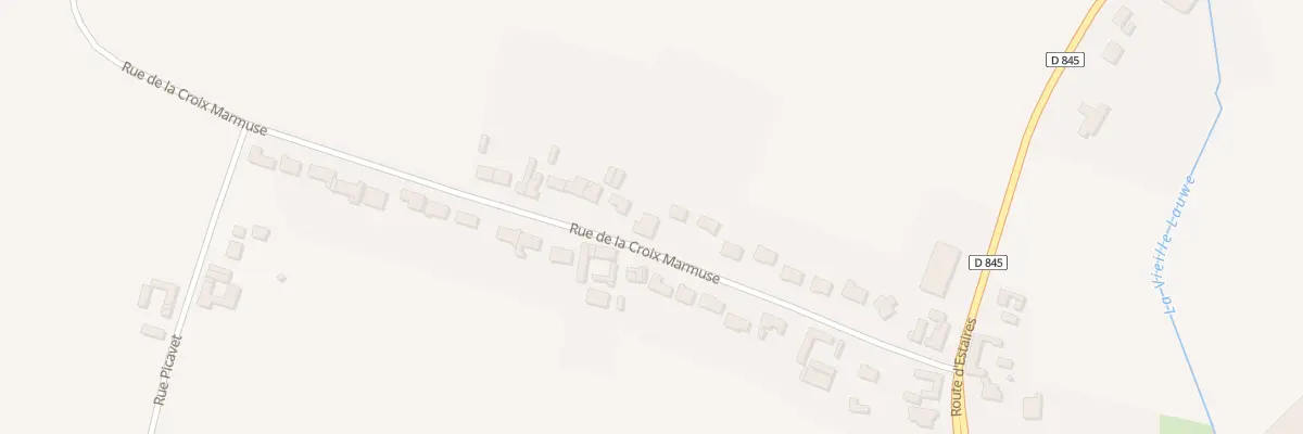 Plan du 232 Rue de la Croix Marmuse à La Couture