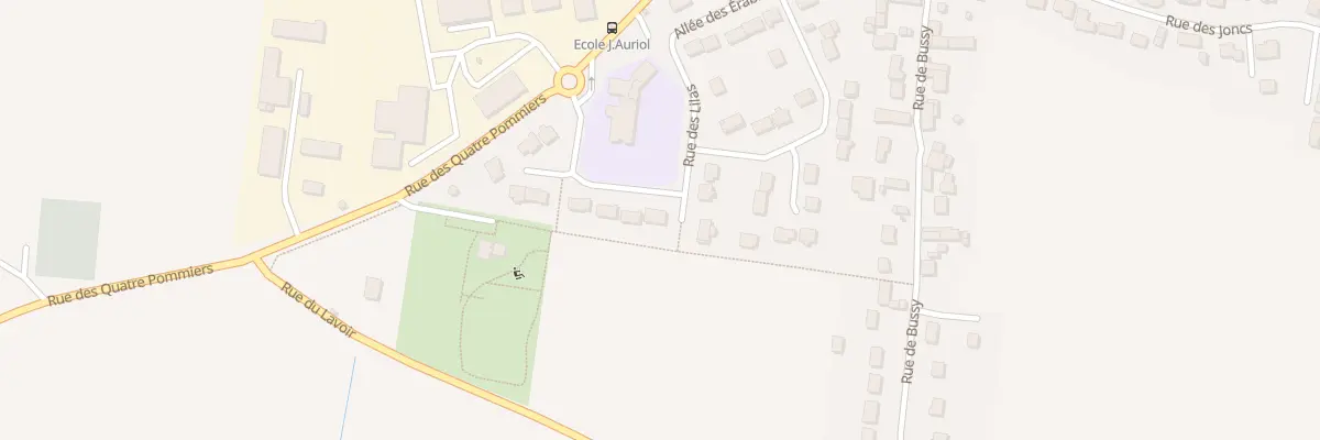 Plan du 10 Rue des Lilas à Montereau-sur-le-Jard