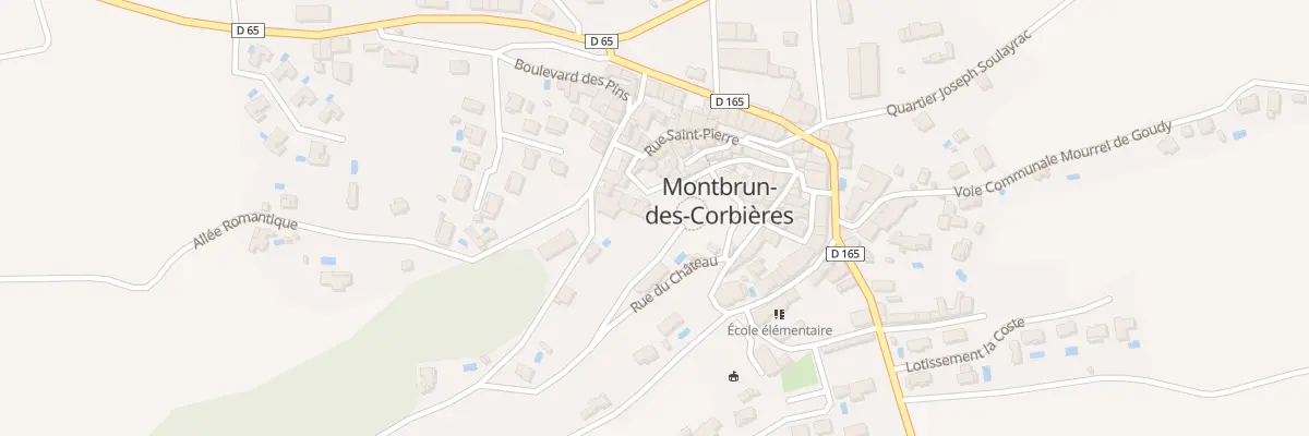 Plan du 9 Rue des Remparts à Montbrun-des-Corbières