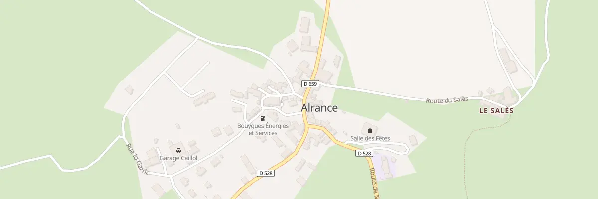 Plan du 5041 Alrance à Alrance