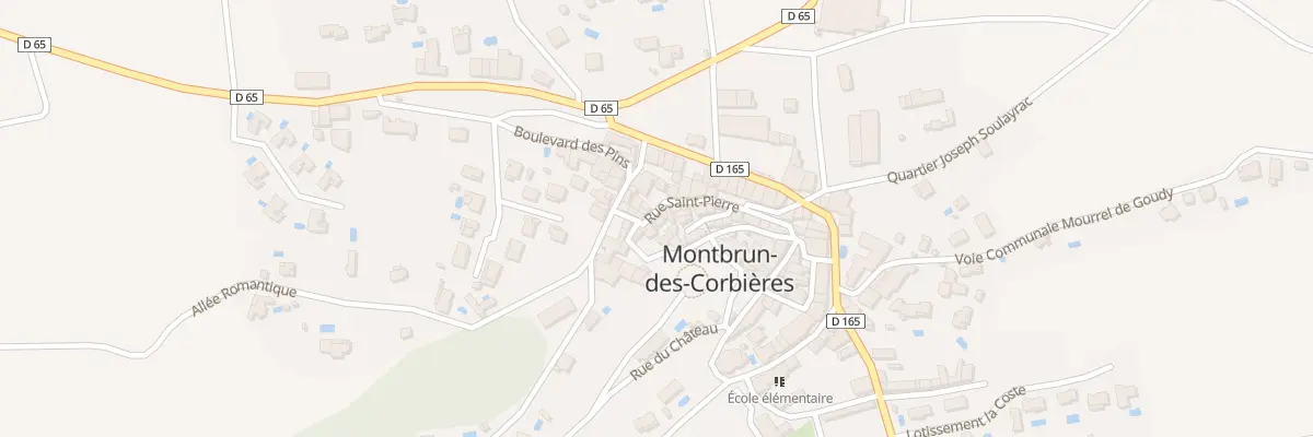 Plan du 10 Rue Saint-pierre à Montbrun-des-Corbières